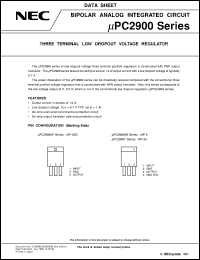 UPC2908HF datasheet: Low saturation three-terminal positive output voltage stabilization power supply UPC2908HF