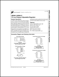 LM2941CS datasheet: 1A Low Dropout Adjustable Regulator LM2941CS