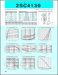 2SC4130 datasheet: Transistor For Switch Mode Power Supply 2SC4130