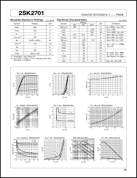 2SK2701 datasheet: MOS FET 2SK2701