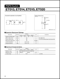 ET014 datasheet: PNPN Switch ET014