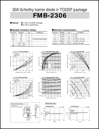 FMB-2306 datasheet: Schottky Barrier diode FMB-2306