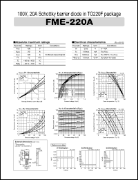 FME-220A datasheet: Schottky Barrier diode FME-220A
