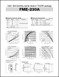 FME-230A datasheet: Schottky Barrier diode FME-230A