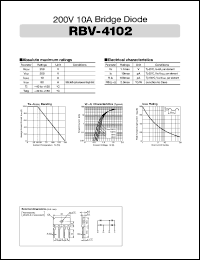 RBV-4102 datasheet: Rectifier Diode RBV-4102