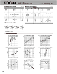 SDC03 datasheet: Surface Mount Transistor Array For Sink Drive SDC03