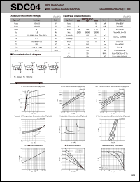 SDC04 datasheet: Surface Mount Transistor Array For Sink Drive SDC04