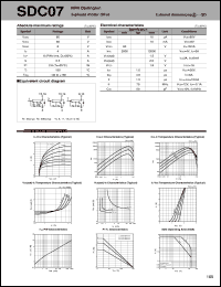 SDC07 datasheet: Surface Mount Transistor Array For Motor Drive SDC07