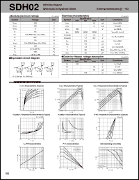 SDH02 datasheet: Surface Mount Transistor Array For Sink Drive SDH02