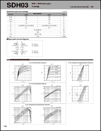 SDH03 datasheet: Surface Mount Transistor Array For Motor Drive SDH03