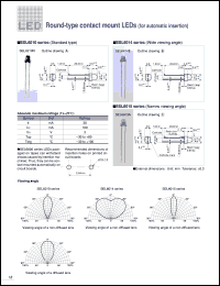 SEL6210RTH10D datasheet: 3f Round Red LED Lamp SEL6210RTH10D