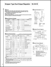SI-3101S datasheet: Linear Regulator IC SI-3101S