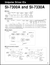 SI-7330A datasheet: 2-Phase Unnipolar Stepper Motor Driver SI-7330A