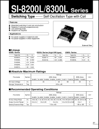 SI-8202L datasheet: Switching Regulator IC with Coil SI-8202L