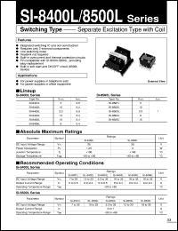 SI-8406L datasheet: Switching Regulator IC with Coil SI-8406L