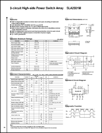 SLA2501M datasheet: High-Side Power Switch Array SLA2501M