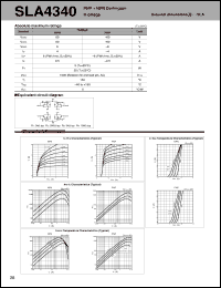 SLA4340 datasheet: Transistor Array For Motor Drive SLA4340