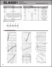 SLA5021 datasheet: MOS FET Array For Sink Drive SLA5021