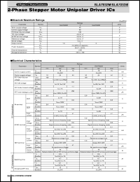 SLA7033M datasheet: 2-Phase Unnipolar Stepper Motor Driver SLA7033M