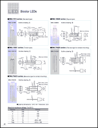 SML12460C datasheet: 2.5´5 Square Display Red/Green Bicolor LED Lamp SML12460C