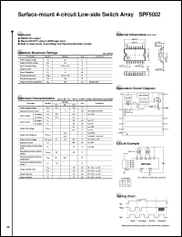 SPF5002 datasheet: Surface mount Low-Side Power Switch Array SPF5002