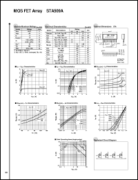 STA509A datasheet: MOS FET Array For Sink Drive STA509A