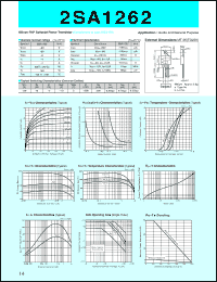 2SA1262 datasheet: Transistor For General Purpose 2SA1262