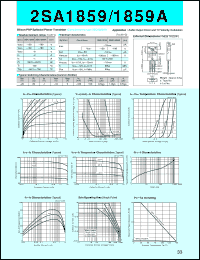 2SA1859 datasheet: Transistor For Power Amplifier 2SA1859