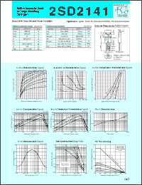 2SD2141 datasheet: Transistor For General Purpose 2SD2141