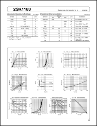 2SK1183 datasheet: MOS FET 2SK1183