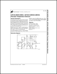 LM335Z datasheet: Precision Temperature Sensor LM335Z