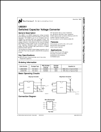 LM3351MMX datasheet: Switched Capacitor Voltage Converter LM3351MMX