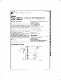 LM3352-3.0EVAL datasheet: Regulated 200mA Buck-Boost Switched Capacitor DC/DC Converter LM3352-3.0EVAL