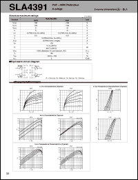 SLA4391 datasheet: Transistor Array For Motor Drive SLA4391