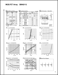 SMA5113 datasheet: MOS FET Array For Sink Drive SMA5113