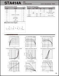 STA414A datasheet: Transistor Array For Sink Drive STA414A