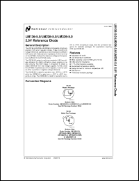 LM336M-5.0 datasheet: 5.0V Reference Diode LM336M-5.0