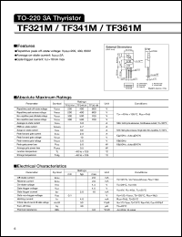 TF321M datasheet: Thyristor TF321M