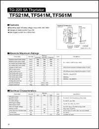 TF541M datasheet: Thyristor TF541M