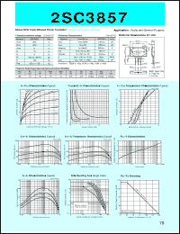 2SC3857 datasheet: Transistor For Power Amplifier 2SC3857