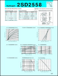 2SD2558 datasheet: Transistor For General Purpose 2SD2558