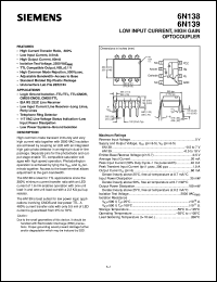 6N138 datasheet: Optocoupler 6N138