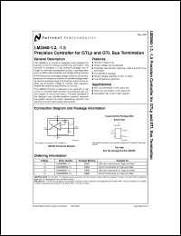 LM3460M5-1.5 datasheet: Precision Controller for GTLp and GTL Bus Termination LM3460M5-1.5