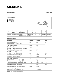 BAX280 datasheet: FRED diode BAX280