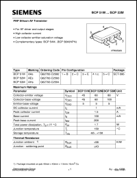 BCP53M datasheet: PNP silicon AF transistor BCP53M