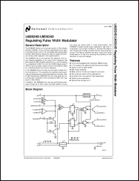 LM3524DM datasheet: Regulating Pulse Width Modulator LM3524DM