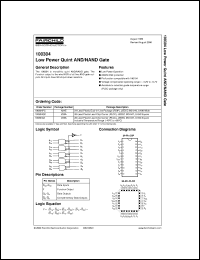 100304QCX datasheet:  Low Power Quint AND/NAND Gate 100304QCX