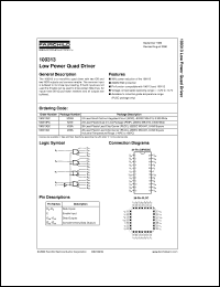 100313SC datasheet:  Low Power Quad Driver 100313SC