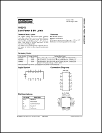 100343QCX datasheet:  Low Power 8-Bit Latch 100343QCX