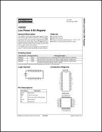 100353QI datasheet:  Low Power 8-Bit Register 100353QI